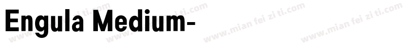 Engula Medium字体转换